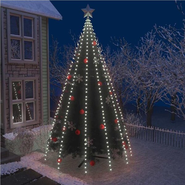 Tree Lights with 500 LEDs Cold White 500 cm Indoor Outdoor vidaXL