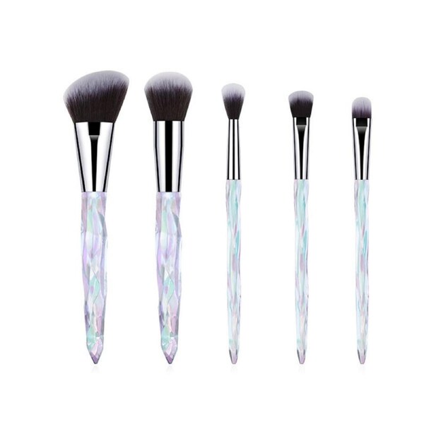 Catzon 5-Pack Professional Makeup Brush Eyeshadow Foudation Blush Brush Set-Laser