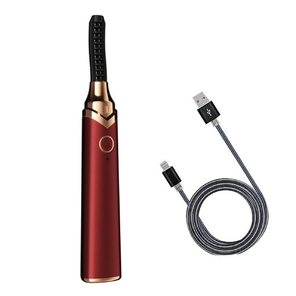 Catzon USB Charging Electric Eyelash Curling Eyelash Heater-Red