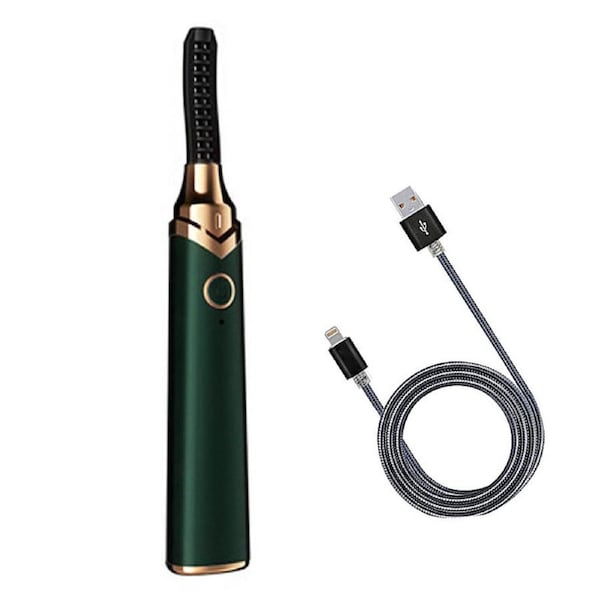 Catzon USB Charging Electric Eyelash Curling Eyelash Heater-Green
