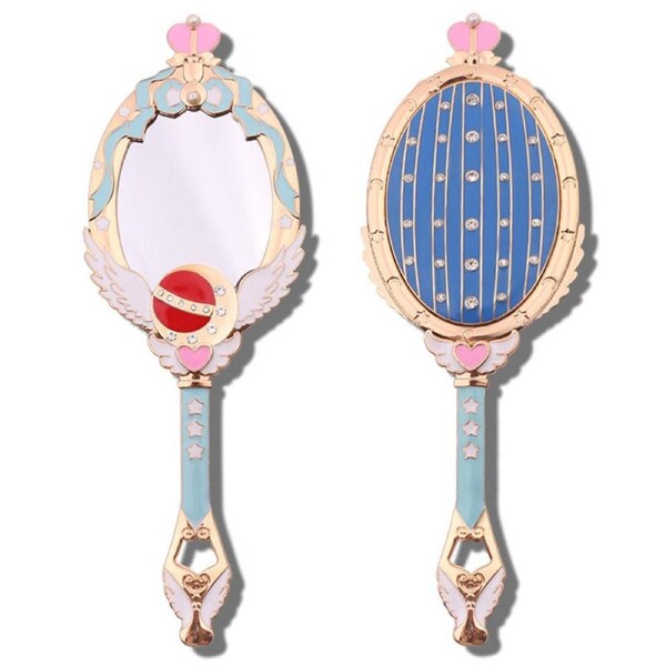Catzon Sailor Moon Holding Makeup Mirror Birthday Gift-Blue