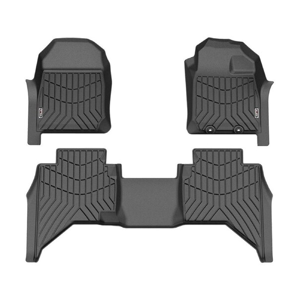 Kiwi Master 3D TPE Car Floor Mats Liner Fit Isuzu D-MAX DMAX Dual Cab UTE 2021+