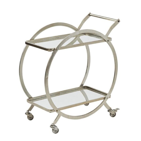 Amalfi Walter Bar Drink Trolley Silver