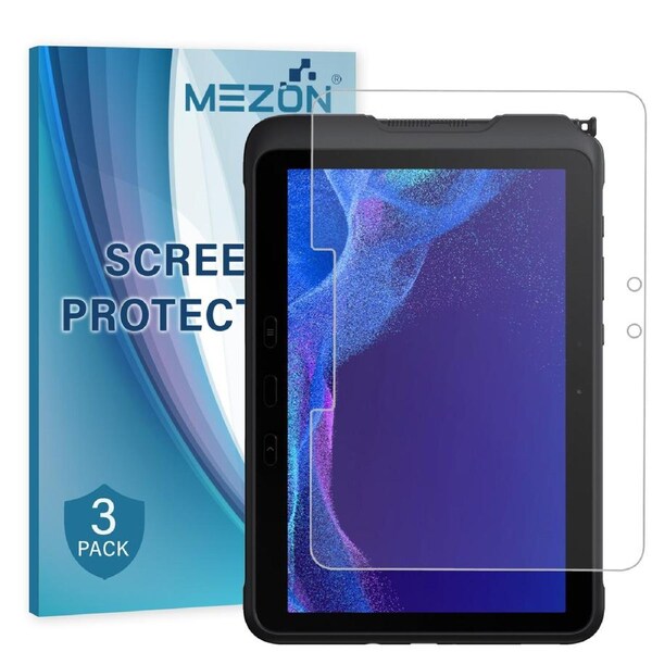 [3 Pack] Samsung Galaxy Tab Active4 Pro 10.1" Ultra Clear Film Screen Protector by MEZON (Tab Active4 Pro, Clear)