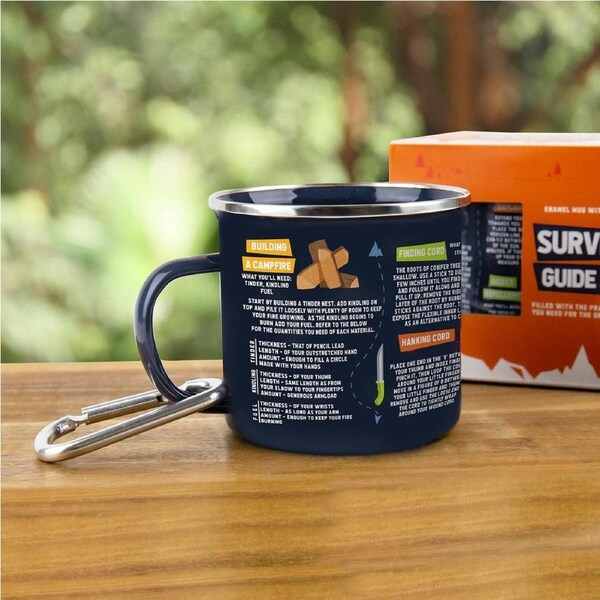 Survival Guide Enamel Mug