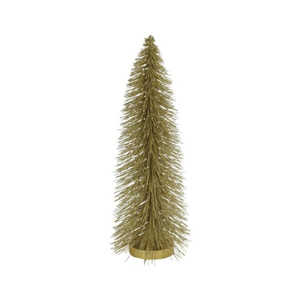 Brush Tree Gold Small 35cm