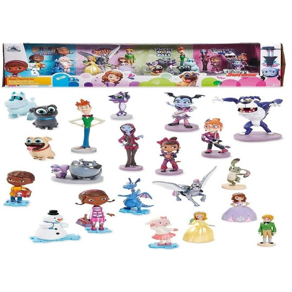 Disney Store Mega 21 Figures Set Doc Mcstuffins Sofia the First Vampirina Doll