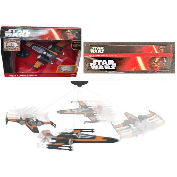 Star Wars Poe X-Wing Fighter Ceiling Flyer Toy Jet