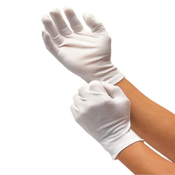 24pcs Nylon Lint Free Gloves Ladies