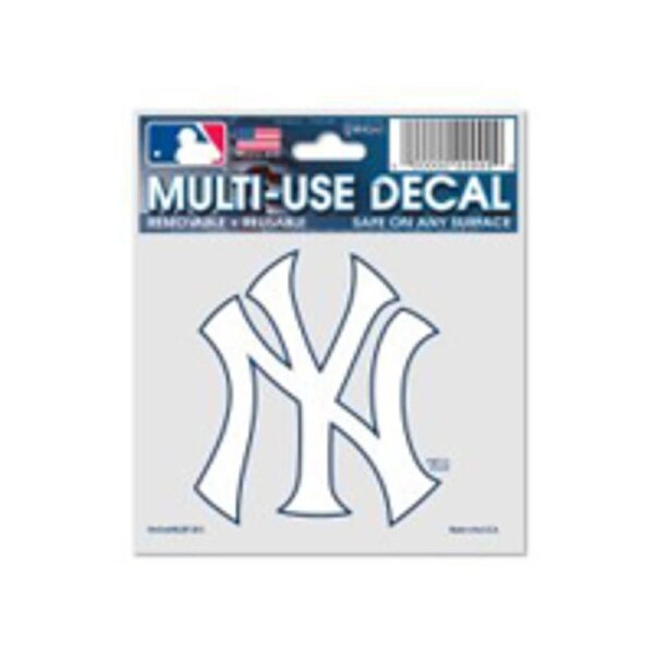 NY Yankees Multi Use Decal - 3 Fan Pack