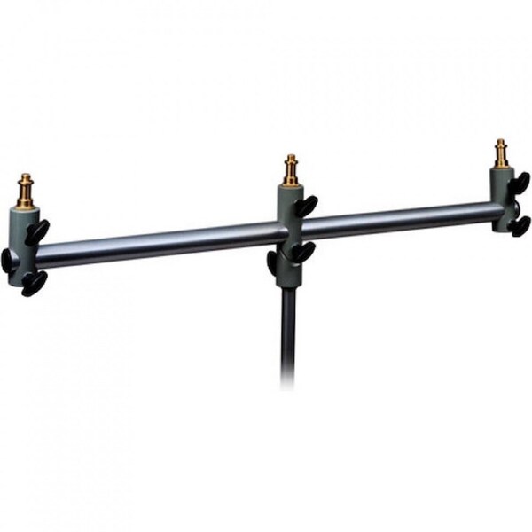 Manfrotto 154 Triple Microphone Holder Bar (Black)