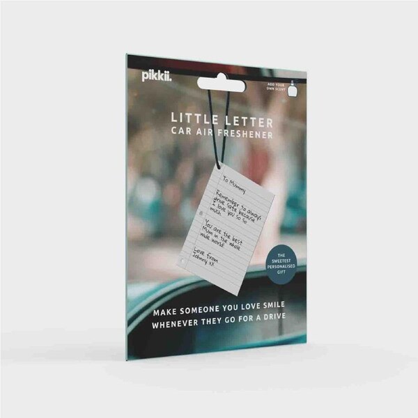 Little Letter Car Air Freshener