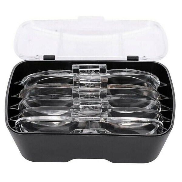 Ozoffer Headband Magnifier 2 LED Lamp Light Jeweler Head Mounted Magnifying Glass Loupe