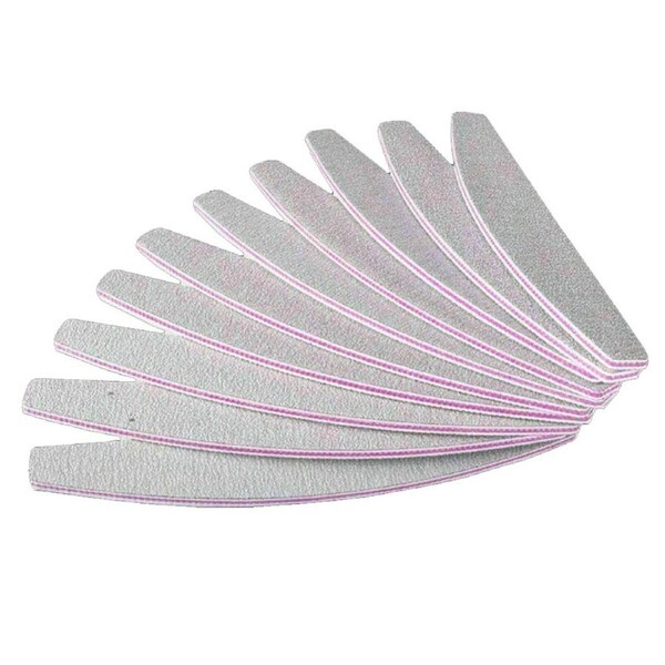 Ozoffer 30x Double Sided Pedicure Nail Files 100 180 Grit Manicure Nail Care Sanding