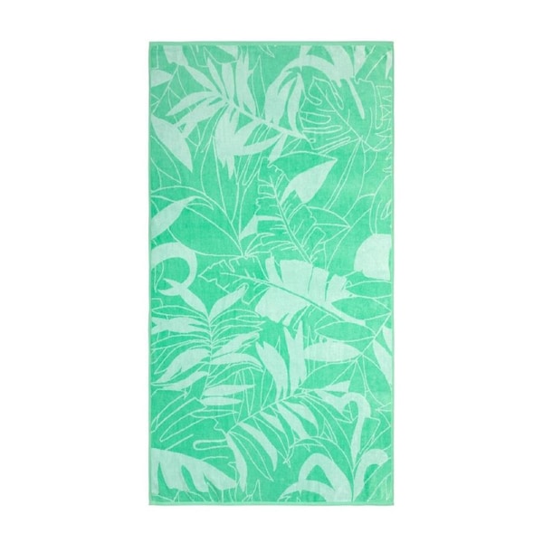 Tommy Bahama Lavish Leaves Beach Towel Aqua/Seafoam