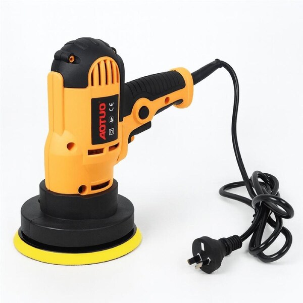 700W Electric Car Polisher - 125mm Portable Variable Speed Polishing Machine, Waxer, Sander & Buffer with Accessories