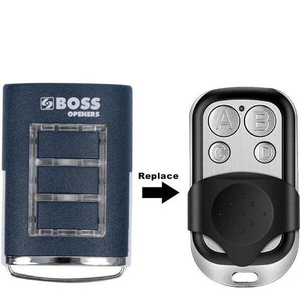 Boss Replacement Compatible For Remote Garage BHT3/BHT-3/HT3/BOSS6 433MHz BOL4/BOL6/OL4
