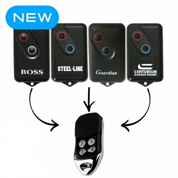 Garage Door Remote Compatible Boss Guardian SteelLine 2211L BHT4/BOL4/BOL6/BRD1 Replacement