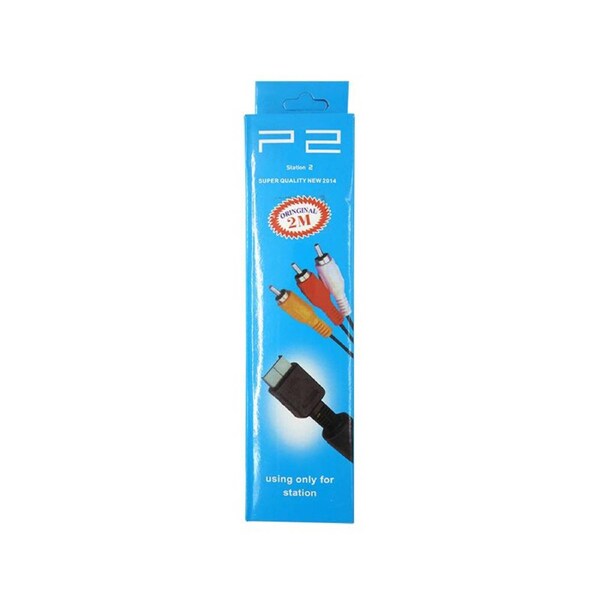 PS2/PS3 Style AV Cable RCA 1.8m PS2-606