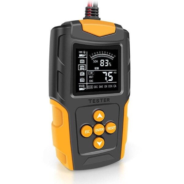 Digital Car GEL AGM EFB Battery Analyzer Tool - 12V 24V