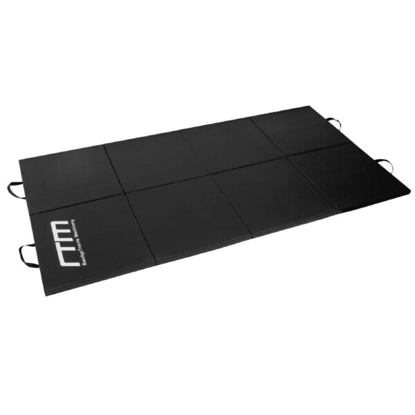 Folding Black Exercise Mat – Gymnastics, Martial Arts, Yoga, Karate & Judo Training