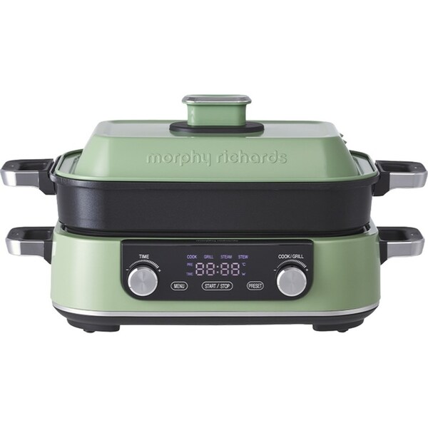 Morphy Richards 1600W Digital N-Stick Multifunction Electric Cooker Pot/Pan GRN