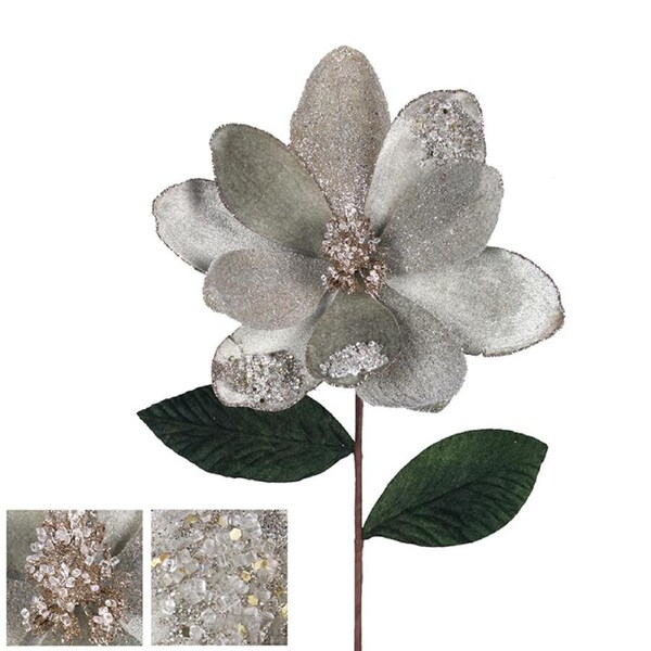 Mint Magnolia Stem 63cm