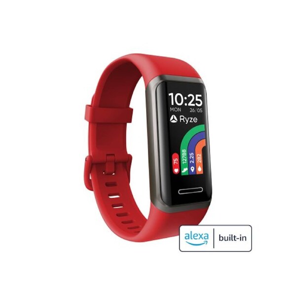 RYZE ELEVATE SMART WATCH WITH ALEXA RED + BLUE