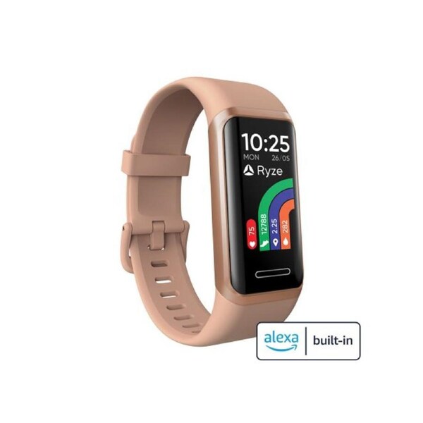 RYZE ELEVATE SMART WATCH WITH ALEXA PINK + BLACK