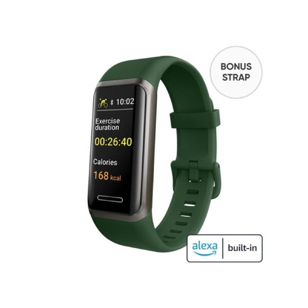 RYZE ELEVATE SMART WATCH WITH ALEXA BLACK + GREEN