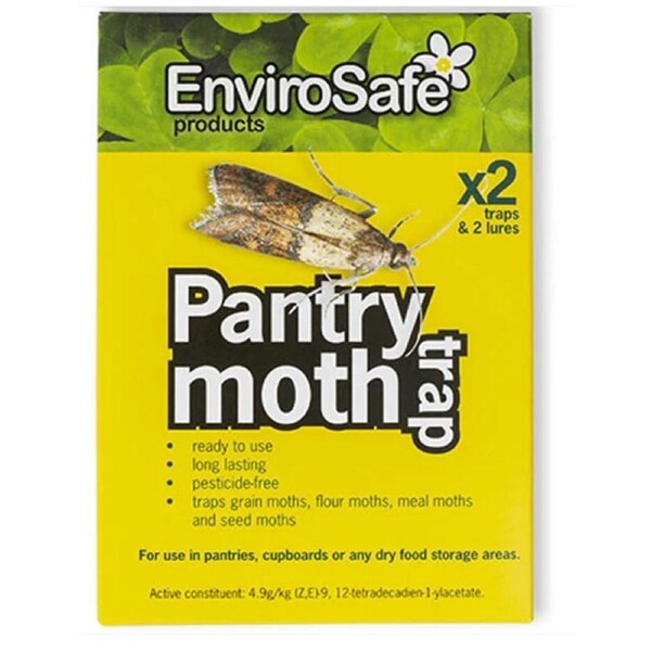 Envirosafe Pantry Moth Trap 2 Traps and 2 Lures