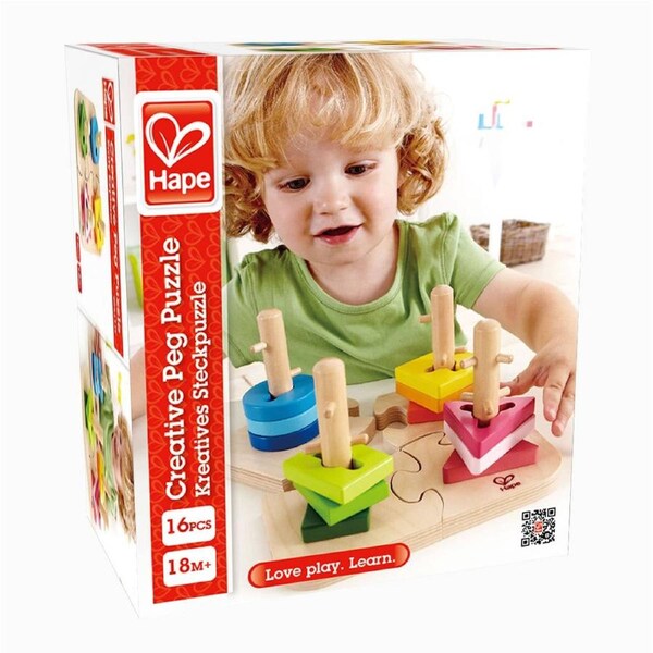 Hape - Creative Peg Puzzle