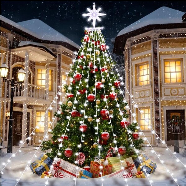 Advwin 3.5M * 9 Lines 350 LED String Fairy Light