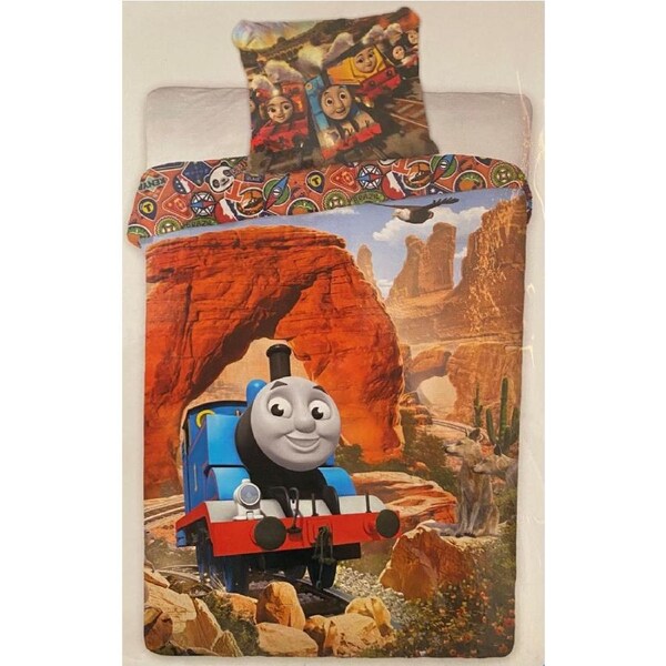 Thomas and Friends Canyon Tour Cotton Quilt Cover Set - Single Bed Size