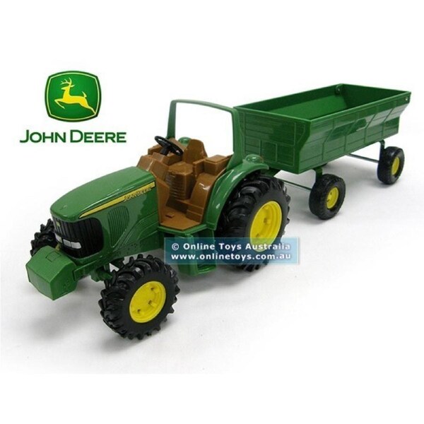 John Deere - Tractor with Green Wagon