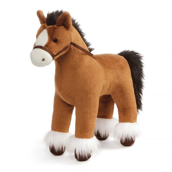 Gund - Dakota Clydesdale Horse- 38cm Brown Horse