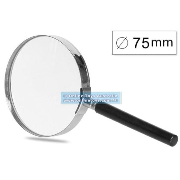 Heebie Jeebies - Sherlock Magnifier - 75mm Old Style Magnifying Glass ...