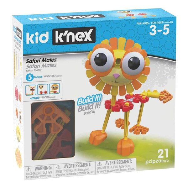 Kid K'Nex - Safari Mates Building Set 21 Pieces