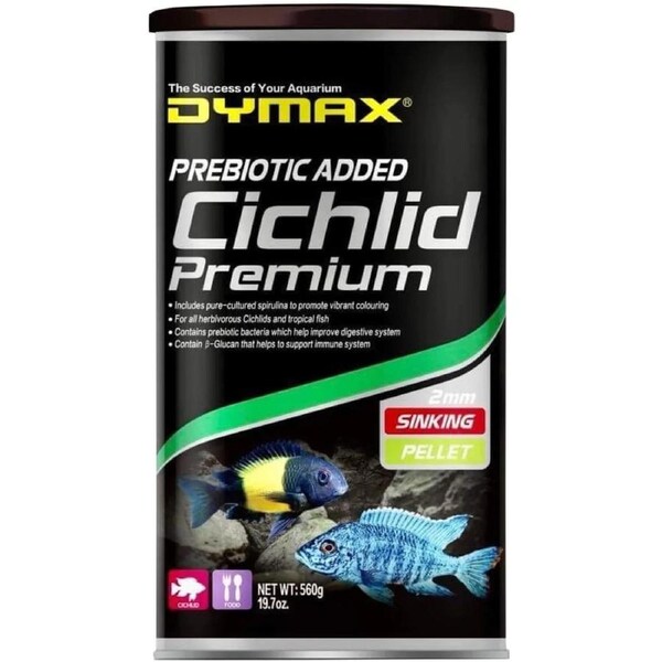 Dymax Cichlid Premium 560g Sinking Pellet
