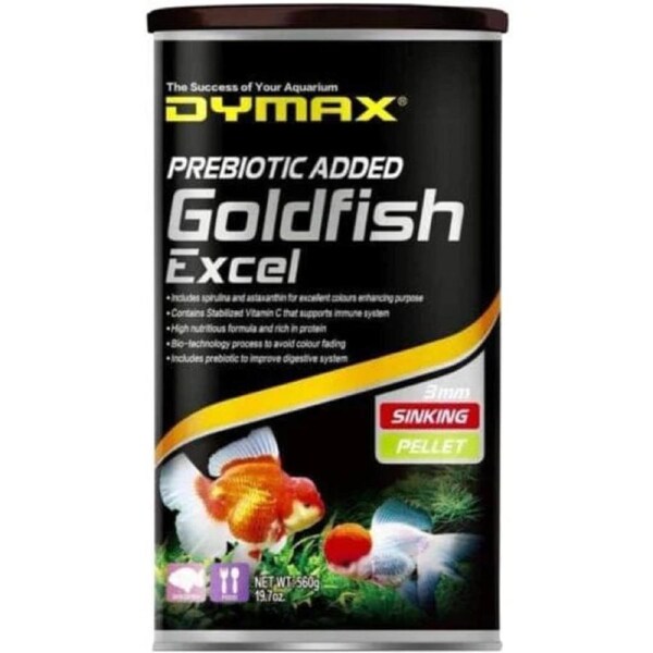 Dymax Goldfish Excel 560g Sinking Pellet