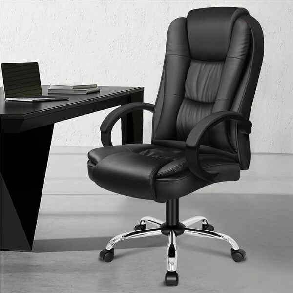 ALFORDSON Office Chair Tilt Adjustable Adam Black