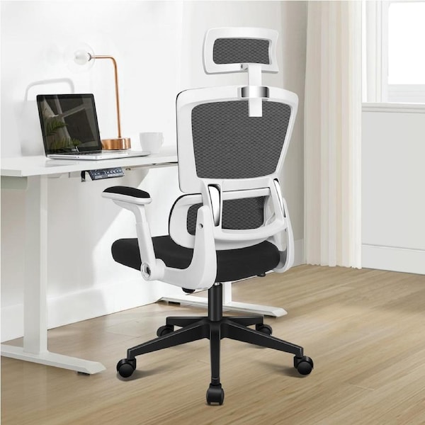 ALFORDSON Mesh Office Chair Ergonomic Seat Black & White