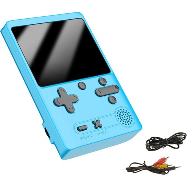 Catzon Retro Handheld Game Console 500 Classic FC Games Support Connecting TV-Blue