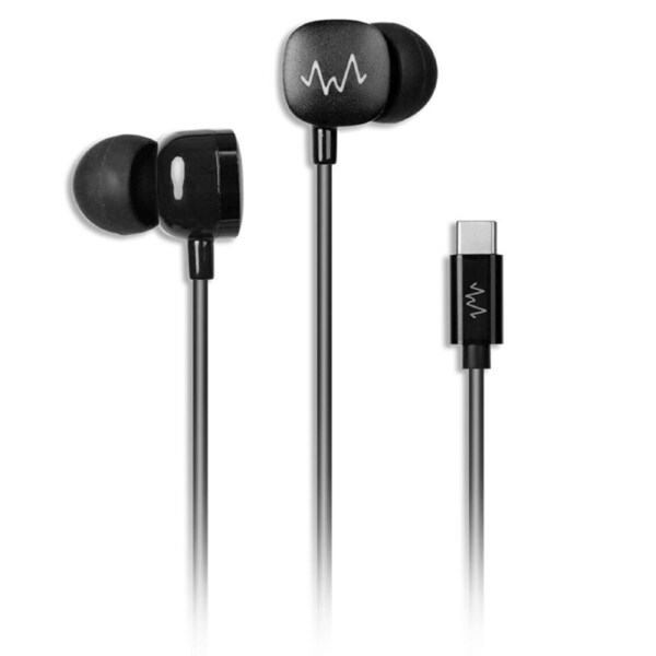 Wave Corded Earphones USB-C For Android Devices w/ Noise Reduction Microphone