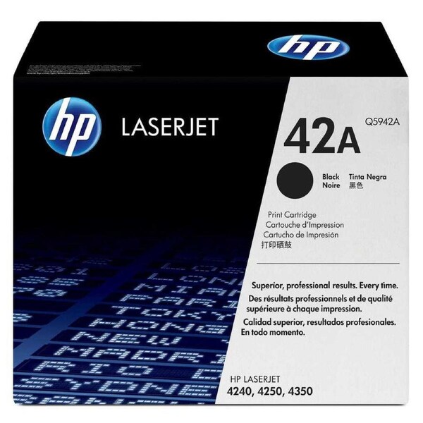 Genuine HP 42A Black Toner Cartridge Q5942A LaserJet 4240, 4250, 4350
