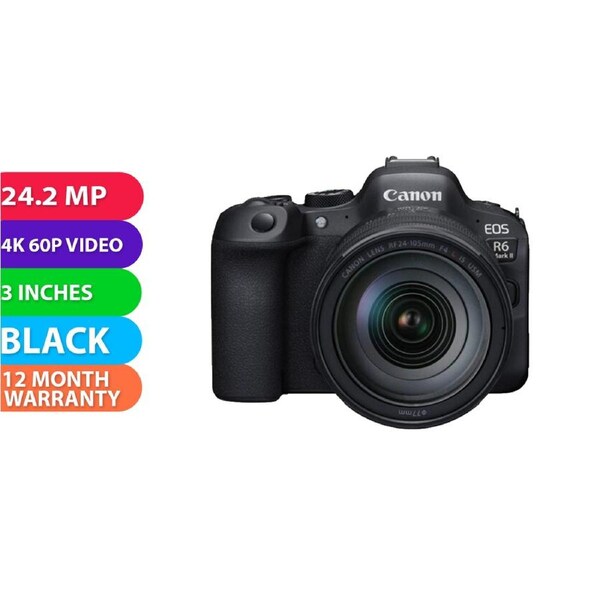 Canon EOS R6 Mark II kit with RF 24-105 f/4L IS Lens - BRAND NEW