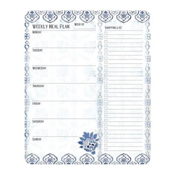 Lang Undated Weekly Meal Planner Patina Vie 53 Sheets Notepad