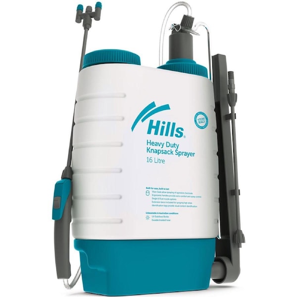 Hills 16L Heavy Duty Knapsack Sprayer with Chemical Resistant Seals