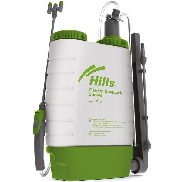 Hills 12L Garden Knapsack Sprayer with Padded Straps