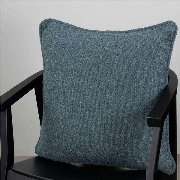 Boucle Square Cushion - Slate
